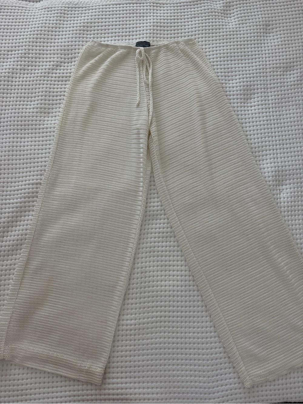 Jordan Taylor Ivory Textured Knit Top